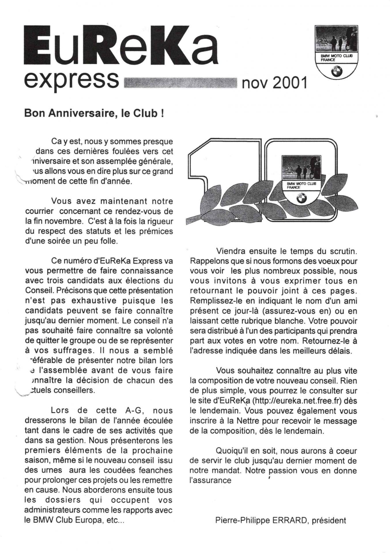 2001 11 eureka express 1